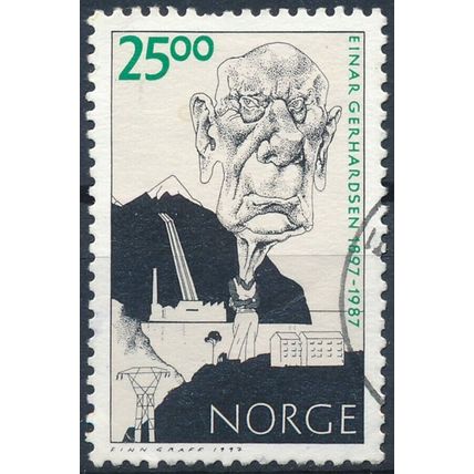 Birth Centenary Einar Gerhardsen: 25k - Norway 1997 - F H - MiNr 1260