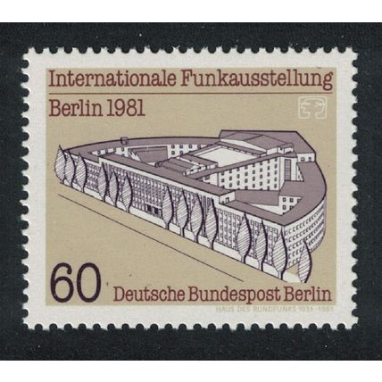Berlin Intl Telecommunications Exhibition 1981 Berlin 1981 MNH SG#B621