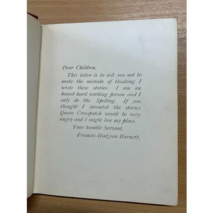 1907 FRANCES HODGSON BURNETT QUEEN SILVER BELL ILLUSTRATED FICTION HB BOOK (P3)