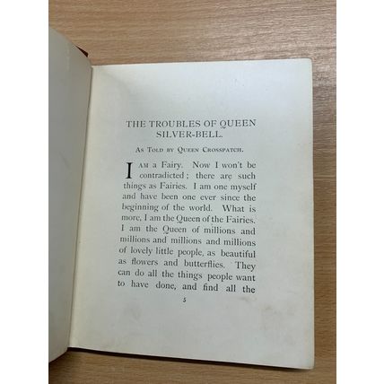 1907 FRANCES HODGSON BURNETT QUEEN SILVER BELL ILLUSTRATED FICTION HB BOOK (P3)