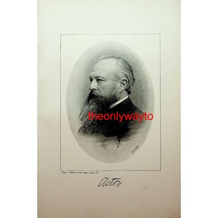 Lord Acton, Catholic Academic & Politician, Book Illustration (Print), 1895