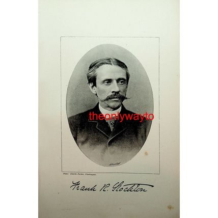 Frank R Stockton, American Author, Book Illustration (Print), 1895
