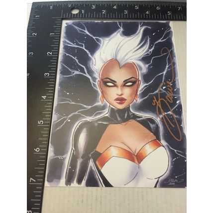 Marvel Comics X-Men Storm 5''x7'' Mini Print Signed by Artist Dawn McTeague