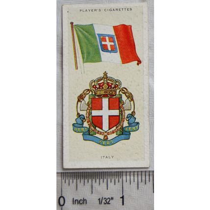 1936 Players National Flags & Arms No. 25 Italy