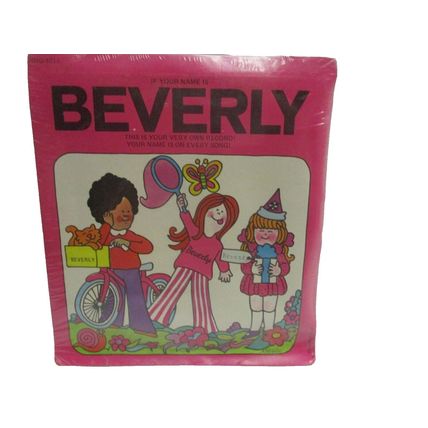 If Your Name Beverly This is Your Very Own 45 Record Vinyl Captain Kangaroo