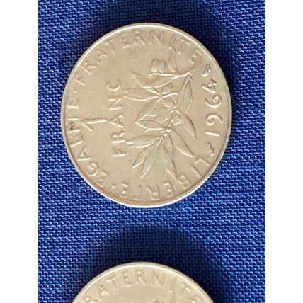 Umlaufmünze Frankreich 1 Franc 1964