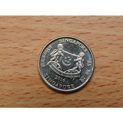 Singapore 2016 20 Cents Coin