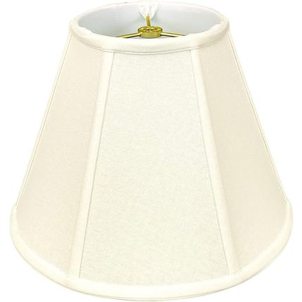 Royal Designs Deep Empire Lamp Shade, Linen Eggshell, 8 X 14 X 11