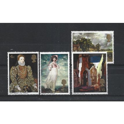 GB.British Paintings (2nd series) set of 4.Mounted Mint.Jul25a