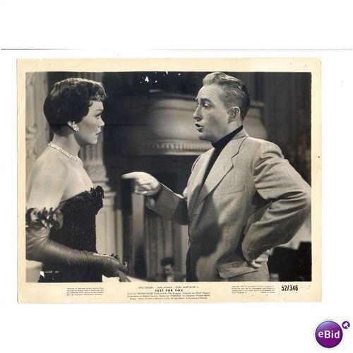 BING CROSBY & JANE WYMAN "Just For You" 1952 Press Still 52/346