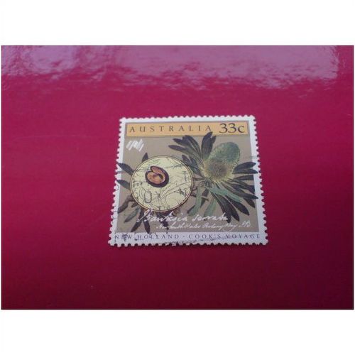 AUSTRALIA 1986 BICENTENNIAL banksis serrata 33c 1a