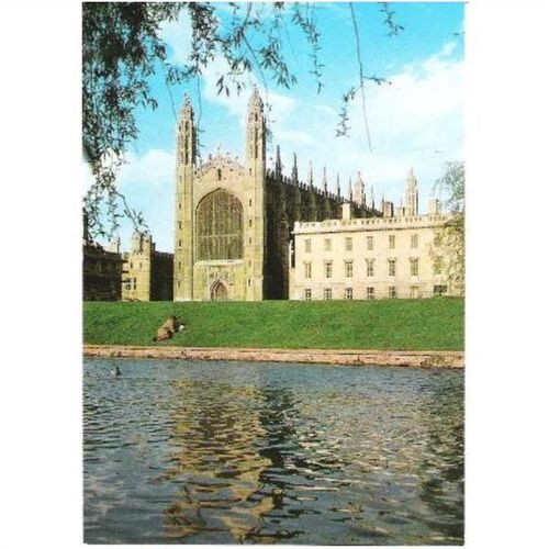 Cambridge - King's College Chapel & Gibbs Building - Jarrold postcard c.1970s