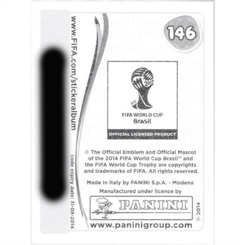 2014 Panini World Cup Soccer Stickers - #146 - Chile Logo