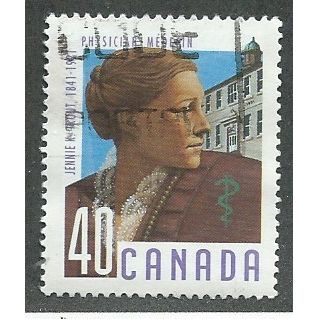 CAN 1991 40c ' MEDICAL PIONEERS - TROUT' FINE USED (EBID38-837)