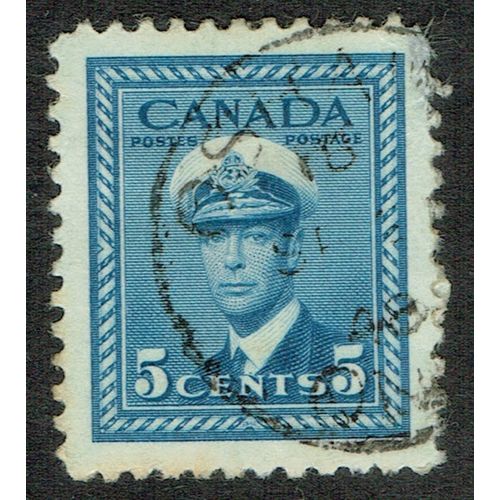 Canada 1942 War Effort 5c Blue SG381 FU