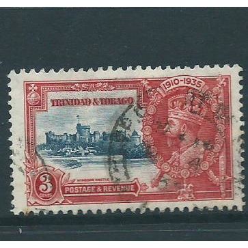 Trinidad and tobago sg240 sg 240 used silver jubilee