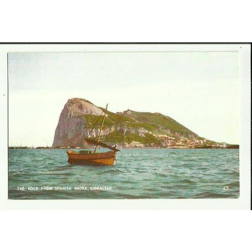 Gibraltar THE ROCK Postcard by Rex (43)