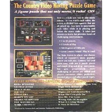 Country Vid Grid Interactive (PC-CD, 1995) Windows 3.1/95/98 - NEW CD in SLEEVE
