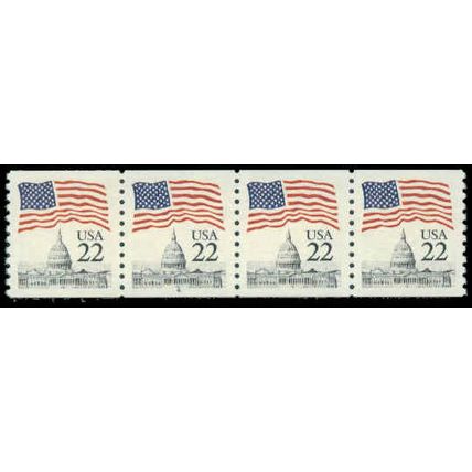 2115 22c U.S. Flag Very Fine MNH PNC 4/4 R0787