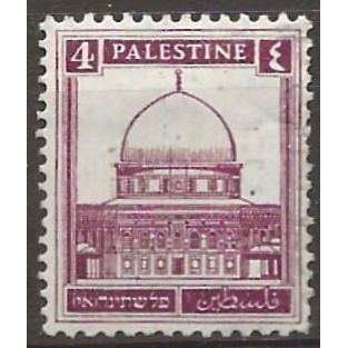 Palestine 1932 SG104 4m Purple Mounted Mint . ..