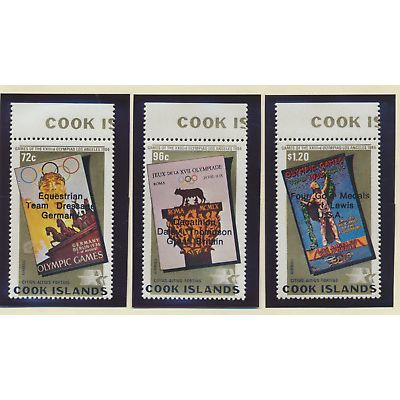 Cook Islands Stamps Scott #826 To 828, Mint Never Hinged