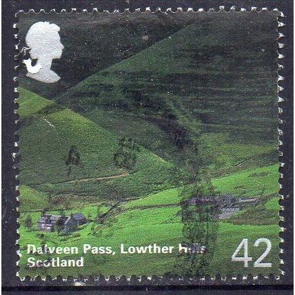 GB 2003 A British Journey - Scotland - Dalveen Pass, Lowther Hills 42p Used