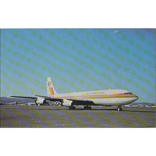 Aeroamerica International Inc Boeing B707 131 Aircraft Postcard (A10875)