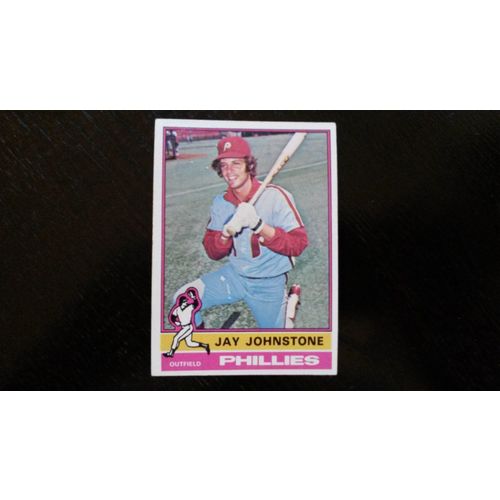 1976 Topps Card # 114 Jay Johnstone Very Good (3) Philadelphia Phillies