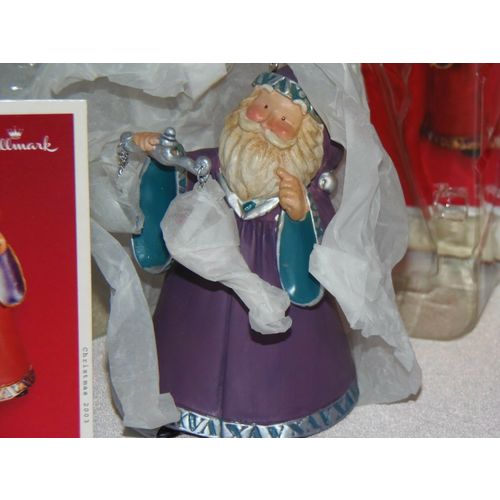 Hallmark 2003 The Decision Santa Claus REPAINT Christmas Ornament NEW