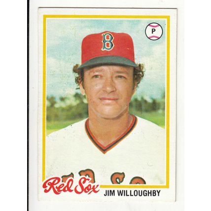 1978 Topps baseball card 373 Jim Willoughby – Red Sox