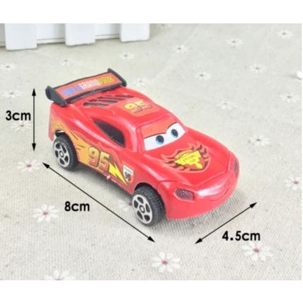 Cute 4pcs Cars Toy Play Figures Party Cake Topper Figurine Accessories Supplies