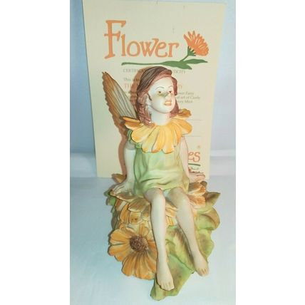 DANBURY MINT,CICELY MARY BARKER, FLOWER FAIRIES, THE MARIGOLD FAIRY, 1990. Mint.