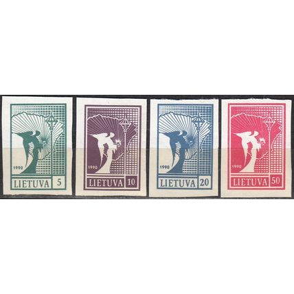 Lietuva 1990 Michel 457 - 460 Neuf ** Cote (2013) 3.50 € Ange de Paix