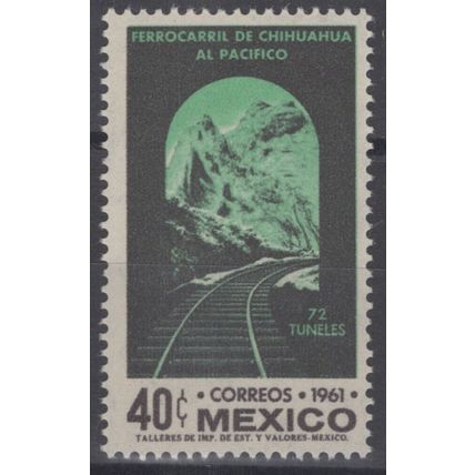 ZAYIX - Mexico 919 MNH Tunnel Railroad Opening 071422S76M