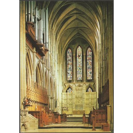 The Quire and Sanctuary, Truro Cathedral, Cornwall, c.1980s - Judges Postcard