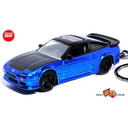 RARE KEYCHAIN BLUE BLACK NISSAN 180SX/240SX CUSTOM Ltd EDITION GREAT GIFT