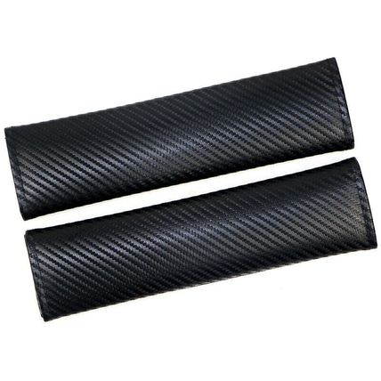 Pads Shoulder Strap Safety Carbon Fiber Universal Abarth Car Seat Belt Shoulder