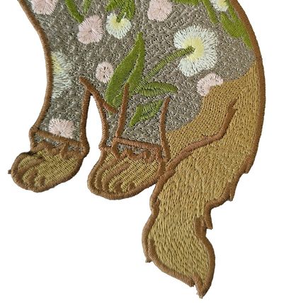 Sew on Cat Patch Embroidered Cat in a Jumper 24cm x 12cm Embellishment P374