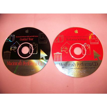 USED! MACINTOSH PERFORMA SOFTWARE & GUIDED TOUR CD'S, 6360 & 6400, FREE SHIPPING