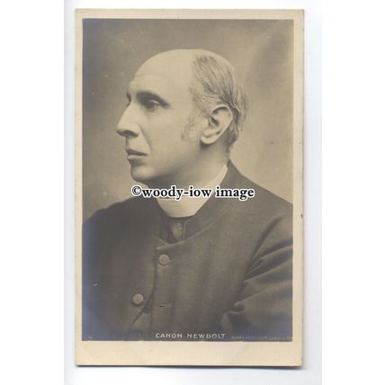 su2789 - Canon of St Pauls Cathedral Newbolt - postcard pre 1903 undivided back