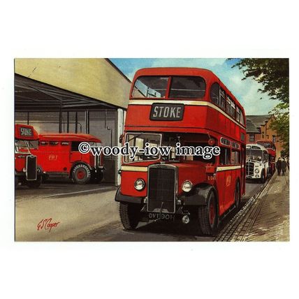 tm6130 - Potteries Motor Traction, Titan TD4, Artist - G.S.Cooper - postcard