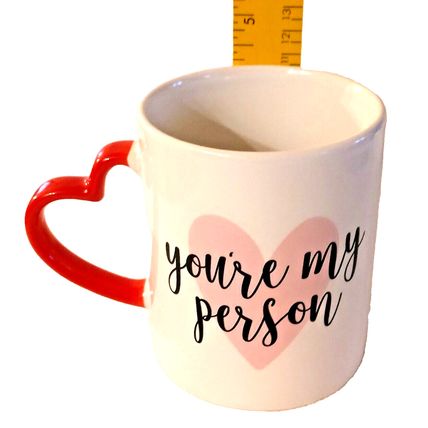 You're My Person Coffee Tea Mug Smart Living Love Valentines Hot Cocoa Mug 10 Oz