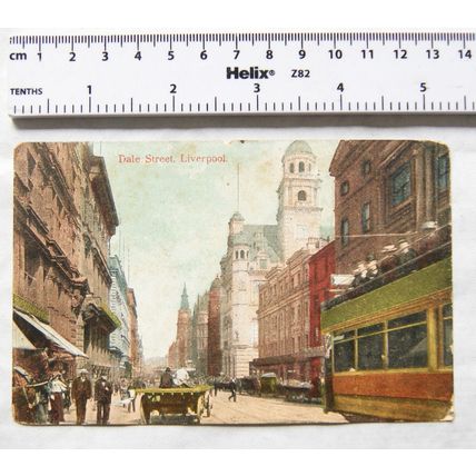 George V postcard Dale Street, Liverpool