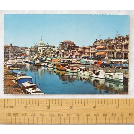1960 postcard Scheveningen, Havenkade