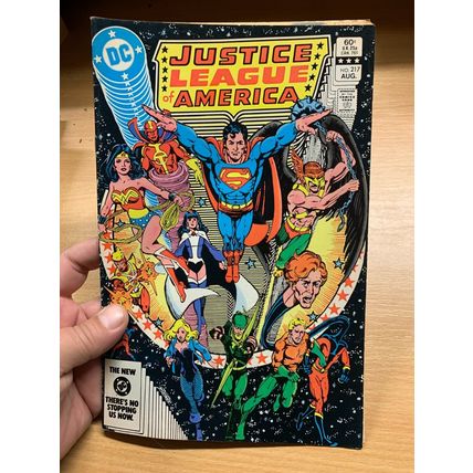 DC COMICS JUSTICE LEAGUE OF AMERICA #217 AUG 1983 (VFN+) COMIC (LL)