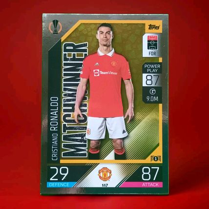 Match Attax 2022 2023 Cristiano Ronaldo Matchwinner #117 Manchester United