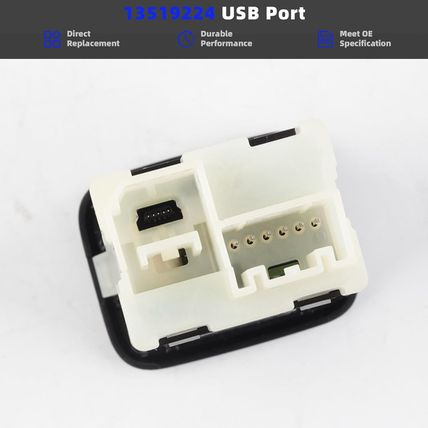 13519224 USB Port AUX Jack Auxiliary Input Adapter Compatible with Chevy Buick G