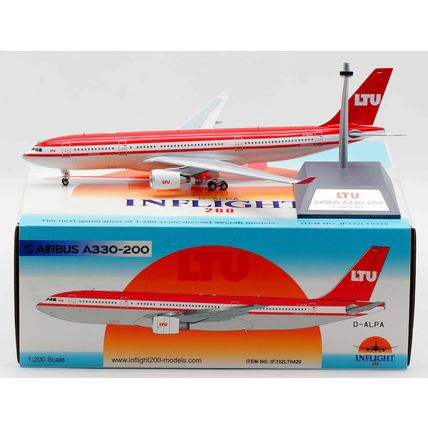 A330-200 D-ALPA LTU WITH STAND - INFLIGHT 200 IF332LT0420 1/200- SALE