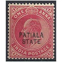 PATIALA (Indian Convention States) 1903 SG38 1a Carmine Mounted Mint ..