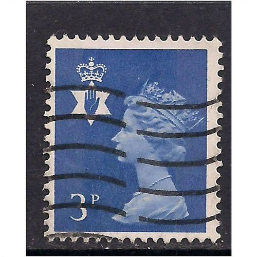 Northern Ireland GB 1971 - 93 3p Blue 2 Bands SG N113.(H639